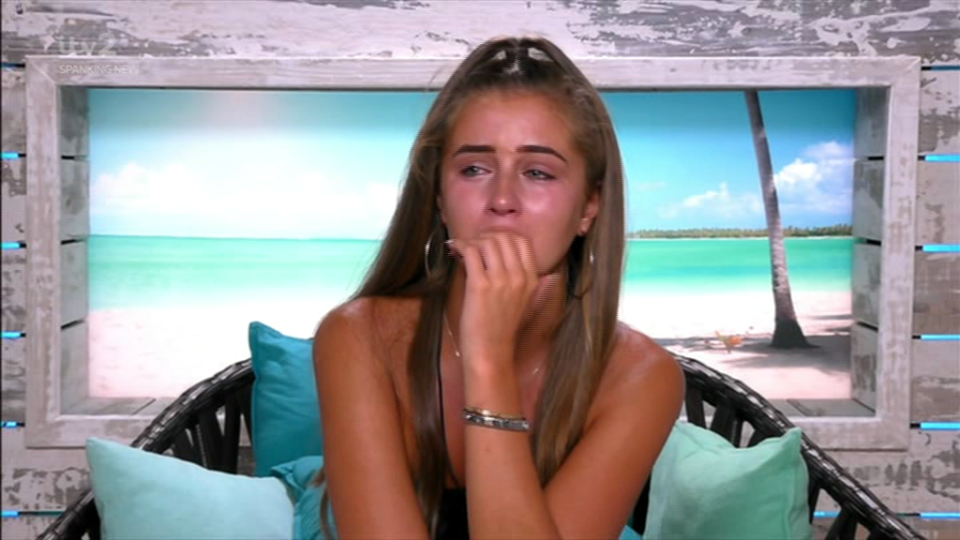  Georgia sobbed in the diary room after her clash with Josh