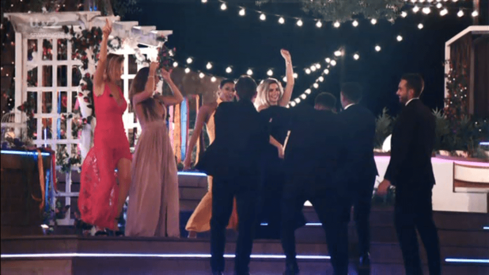 They were treated to a dance party after the declarations