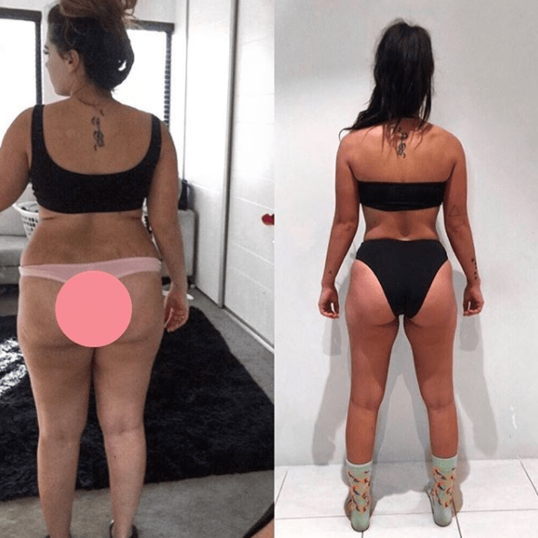  Her weight loss journey only started after seeing photos from her son's birthday