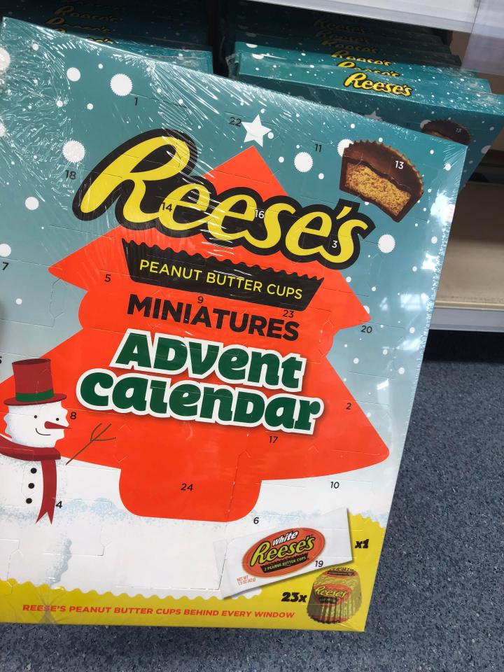  The advent calendar costs £4.99 - the same price as last year