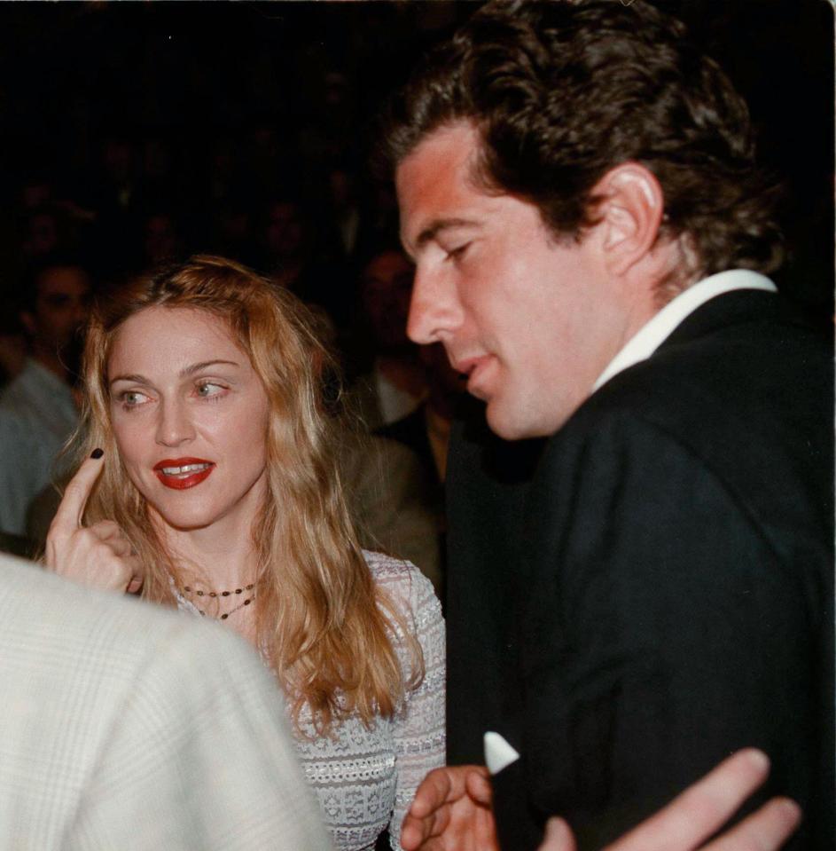  Madonna enjoyed a fling with John Jr and they remained friends until his death in 1999