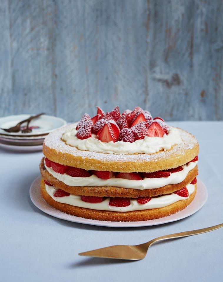  Treat your family to a traditional Victoria sponge with some a fruity twist