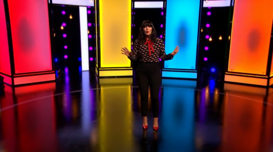  Naked Attraction presenter Anna Richardson was on hand to help people find love