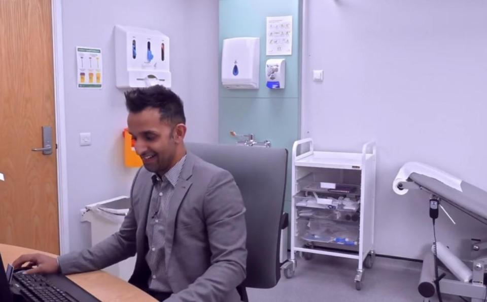  Dr Amir Khan once had to deal with a pus-filled infection exploding in his face