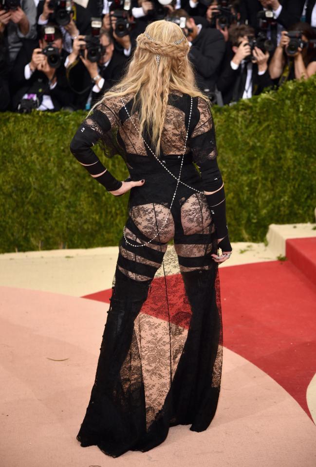  Madonna wowed fans at the Met Gala in 2016 with her fabulous figure