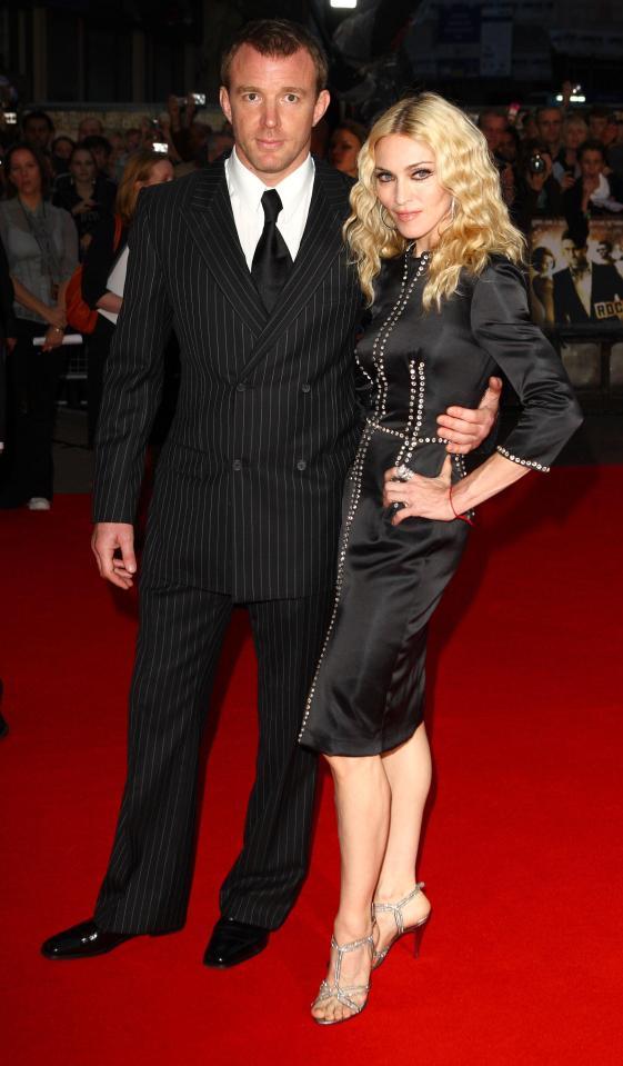  Madonna married Guy Ritchie in December 2000 following the birth of son Rocco that August