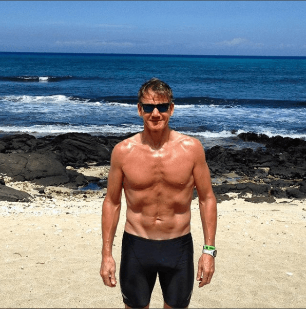  Gordon Ramsay showed off his muscly torso on an Instagram snap