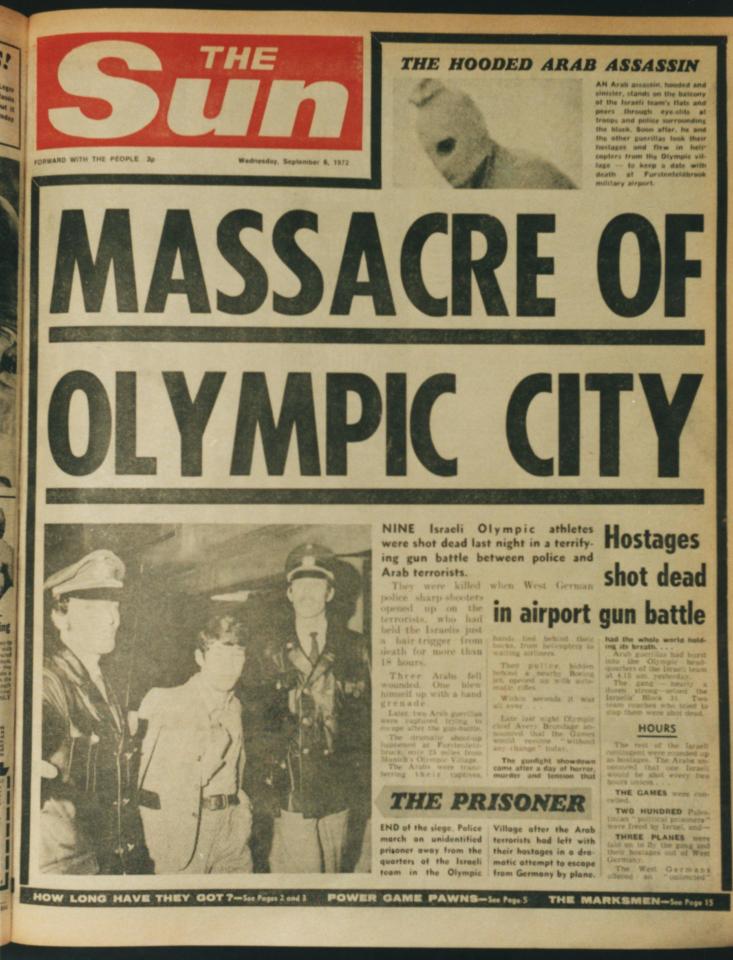  The Munich massacre made international headlines