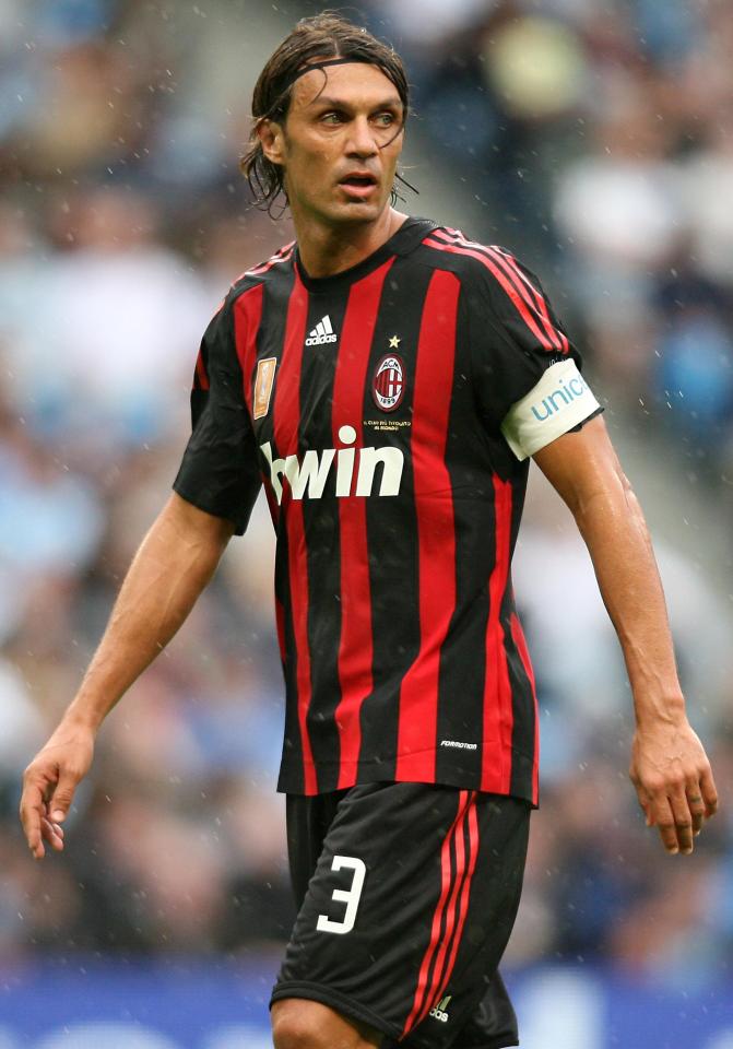  Maldini won 26 trophies with AC Milan