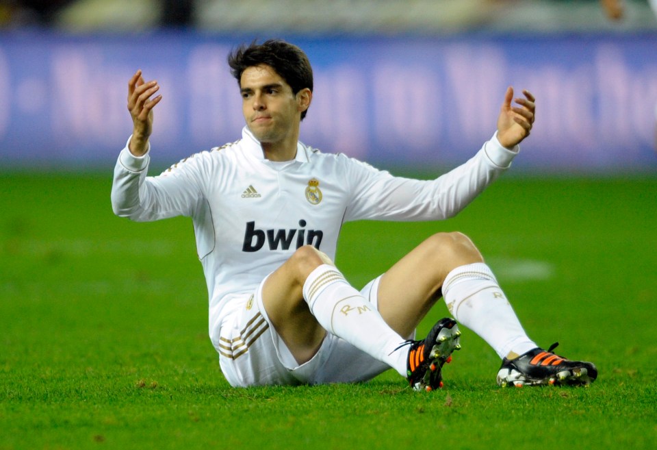  Kaka endured a miserable time at Real Madrid under Jose Mourinho