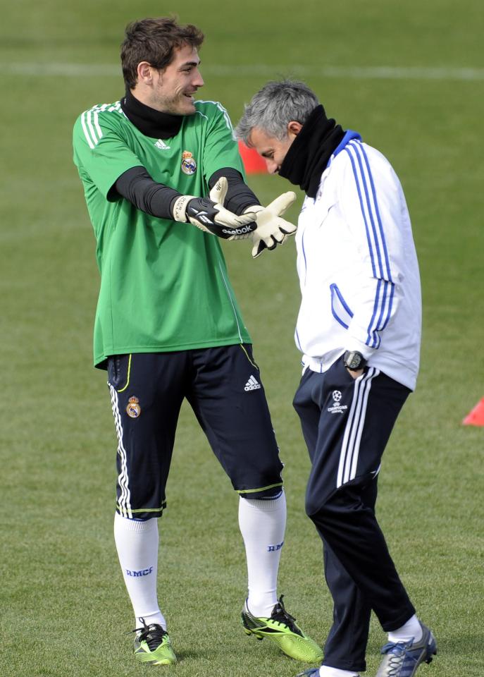  Iker Casillas and Jose Mourinho endured a more than frosty relationship