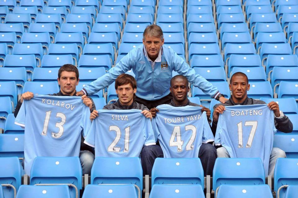  Toure signed alongside Aleksandar Kolarov, David Silva and Jerome Boateng