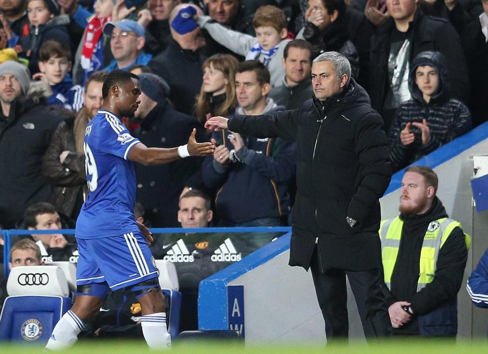  Jose Mourinho hit out at 'old man' Samuel Eto'o during Blues spell