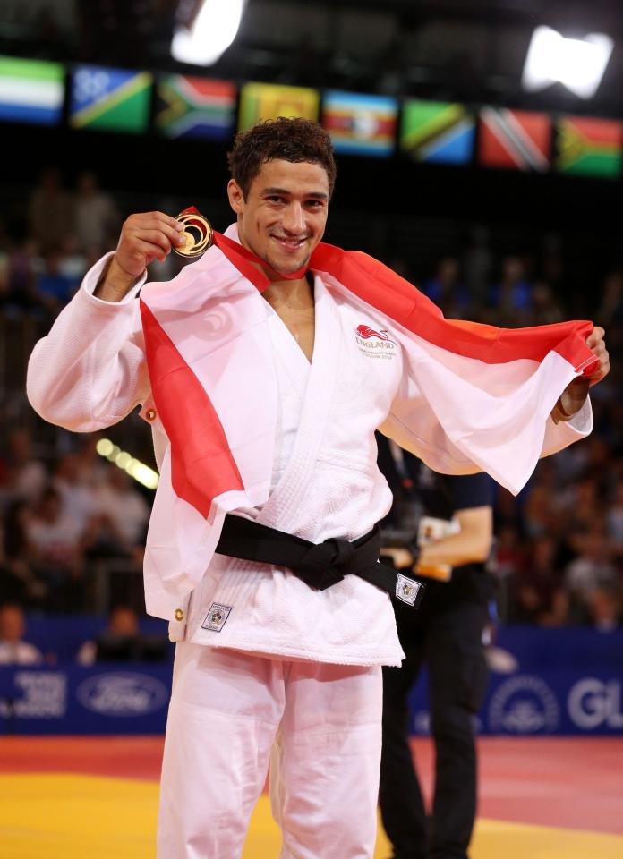  Ashley McKenzie at the Commonwealth Games 2014 in Glasgow where he won Gold