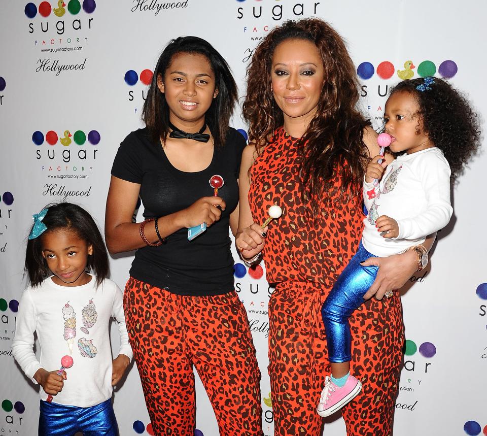  Mel B had daughter Angel Murphy Brown, left, with Eddie