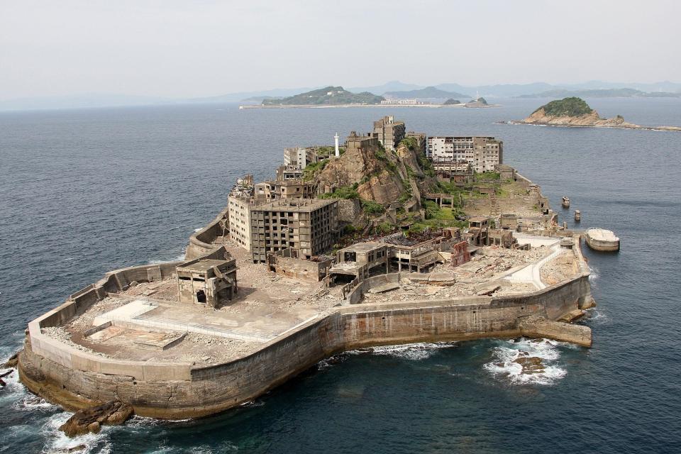  Former prisoner of war camp, Hashima Island, has become an unlikely tourist destination since it was re-opened to the public in 2009