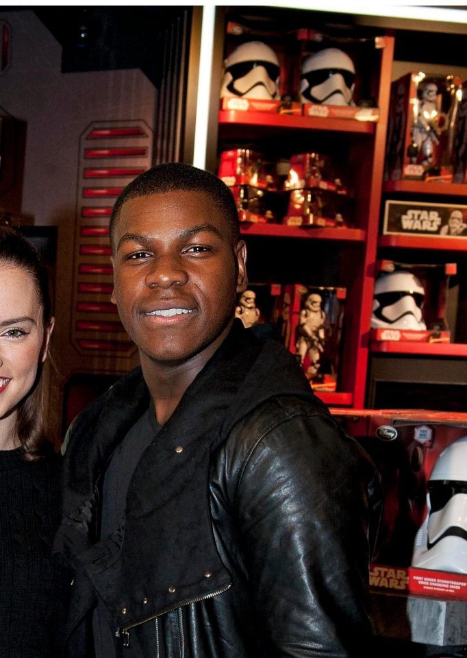  John Boyega was relatively unknown before starring in Star Wars alongside Daisy Ridley