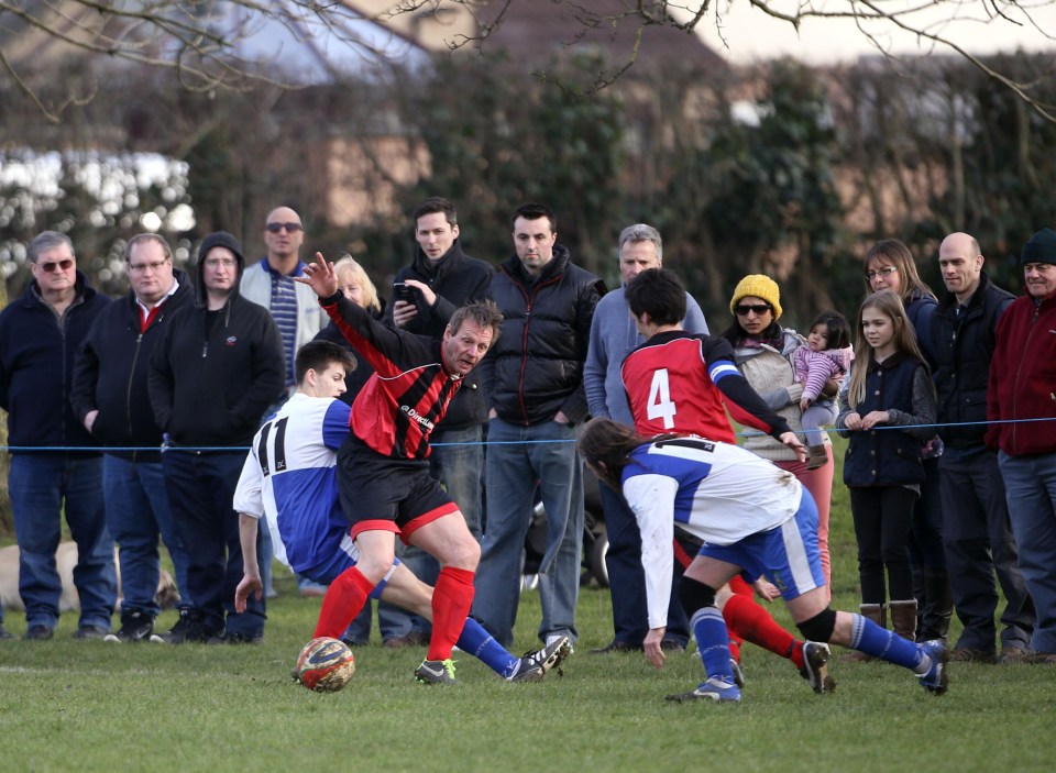 Coming out of retirement aged 53, he didn't quite inspire them to victory against Wotton Rovers