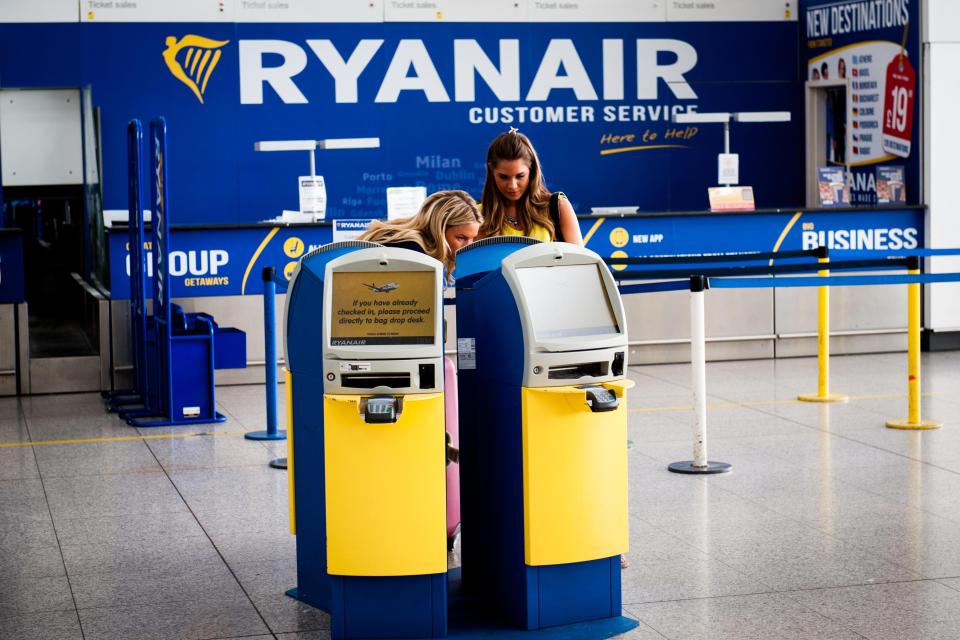  One in six Ryanair flights have been cancelled around Europe tomorrow