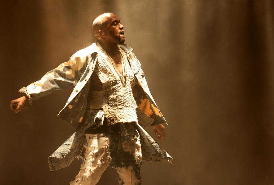  Kanye West headlined Glastonbury in 2015