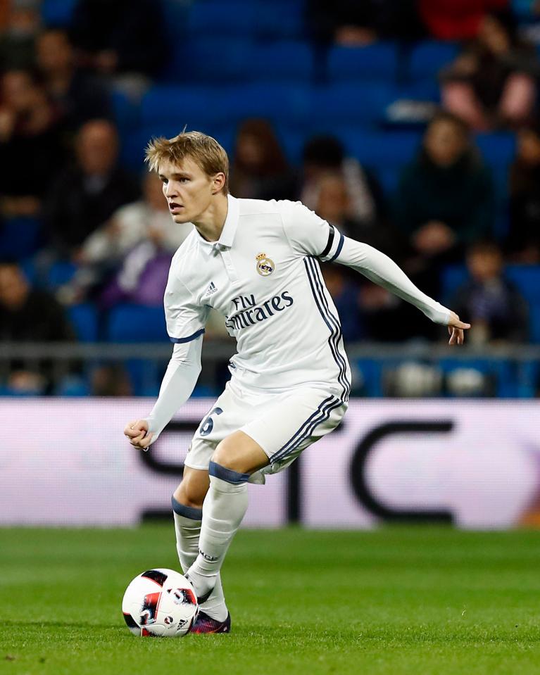  Martin Odegaard is set to be loaned out to gain more experience