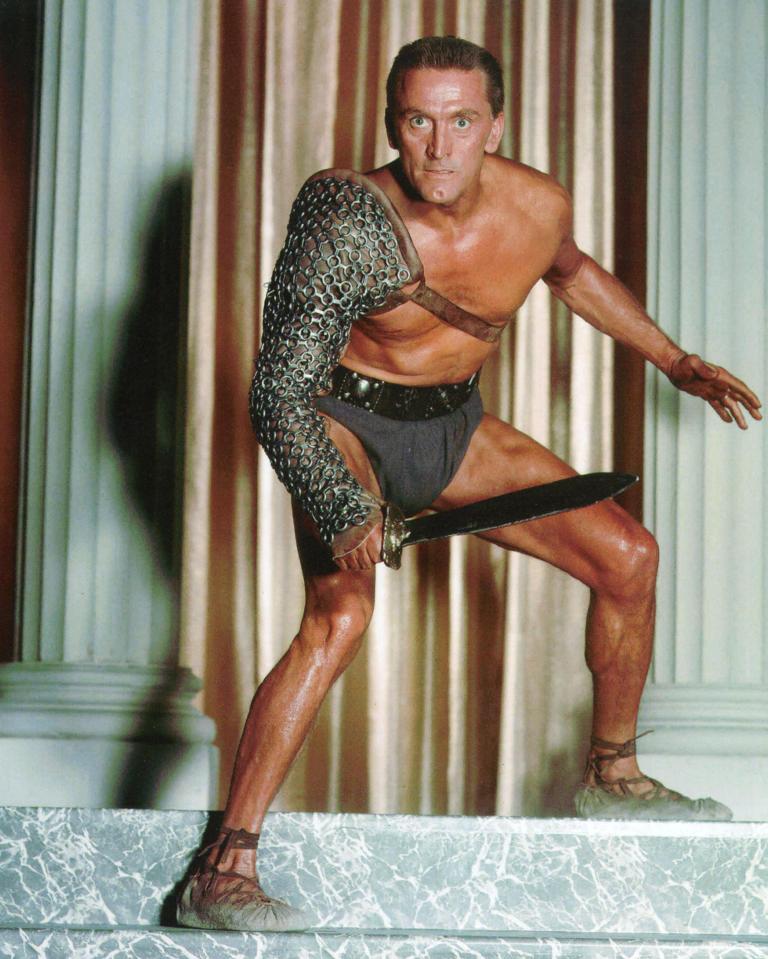  Kirk placed a Thracian slave in the original 1960 Spartacus film