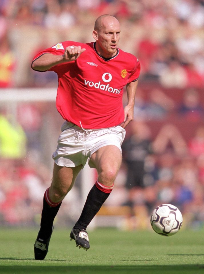  Jaap Stam was a rock at the back for Man United in the late 90s and early 00s