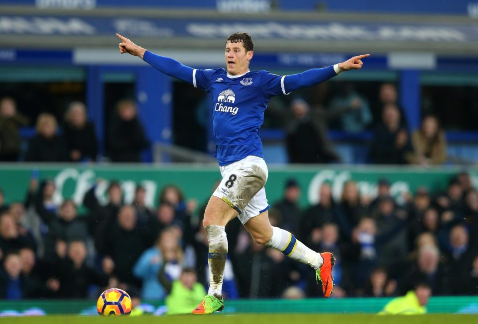  Ross Barkley scored the sixth Toffees goal when these sides met in February 2017