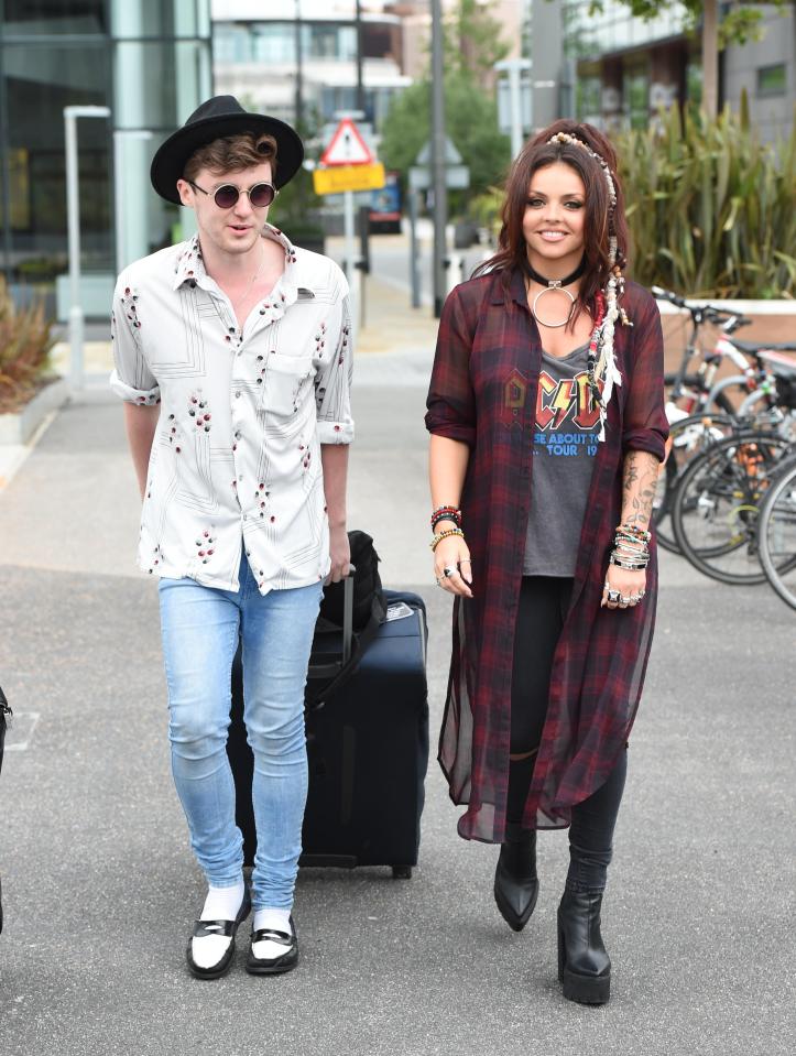  Jake with his former fiancée Jesy nelson