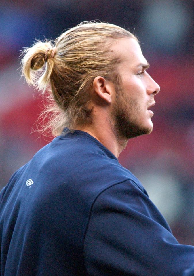  David's hairstyles have become global fashion sensations - like this man bun