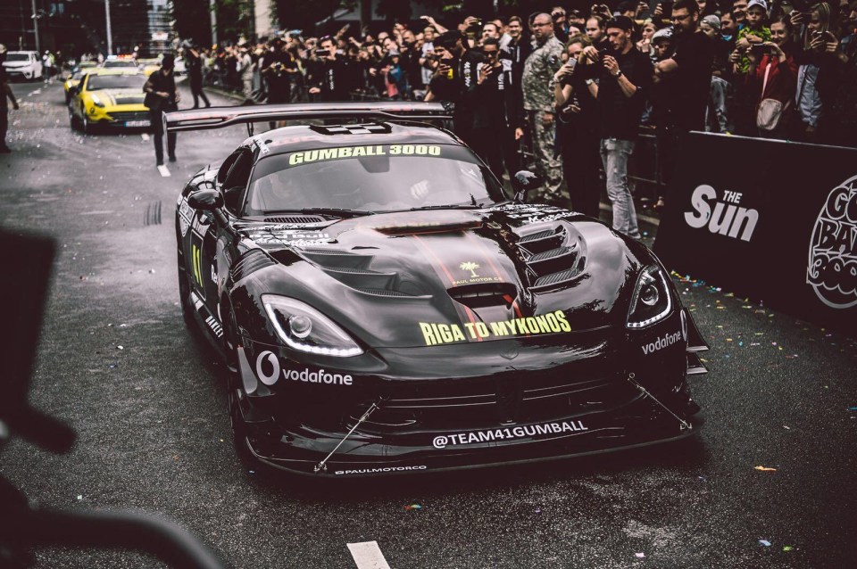 This year’s Gumball Rally will start in Covent Garden