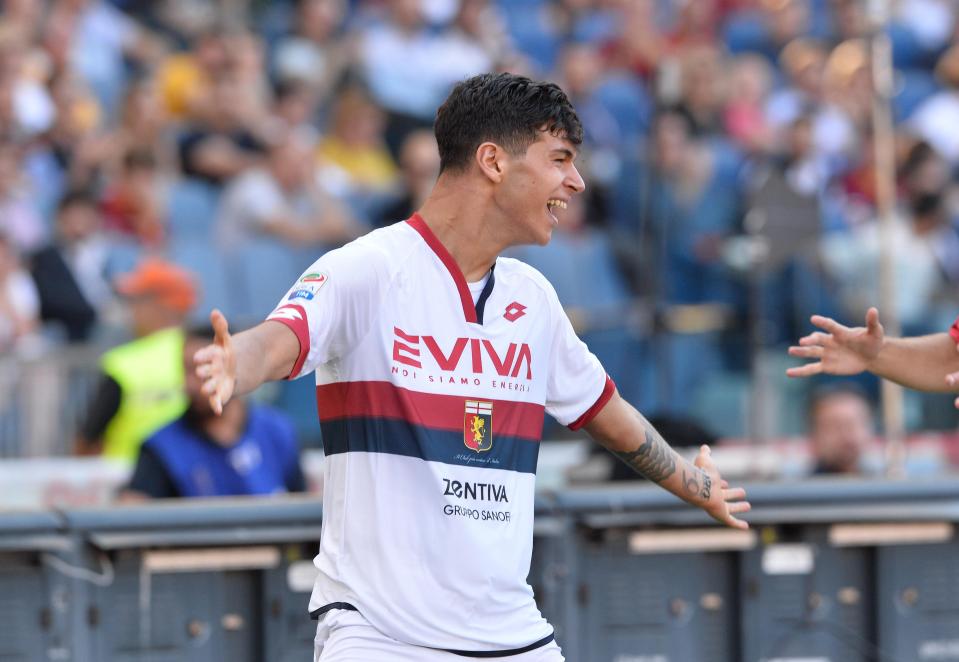  Pietro Pellegri netted for Genoa against Roma in May 2017, aged just 15