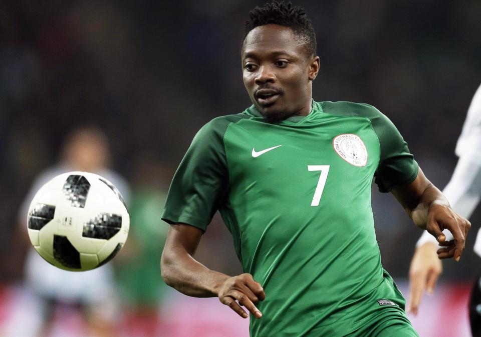  Nigeria star Ahmed Musa claims he was forced out of Leicester City