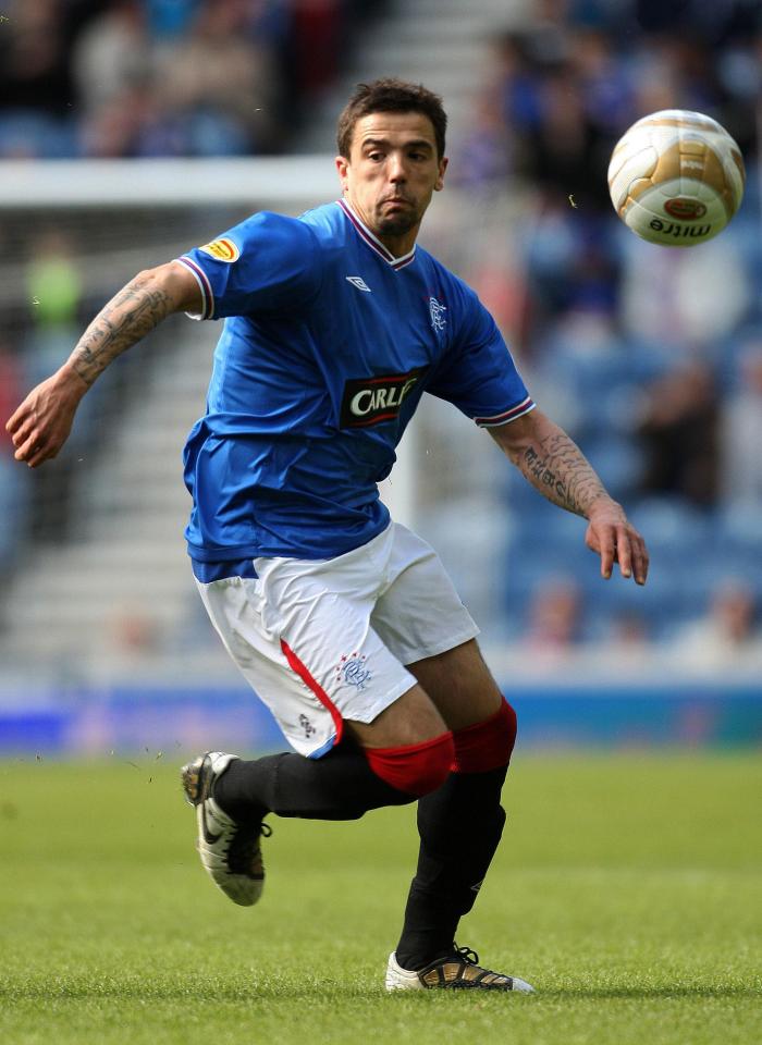  Nacho Novo won three league titles with Rangers