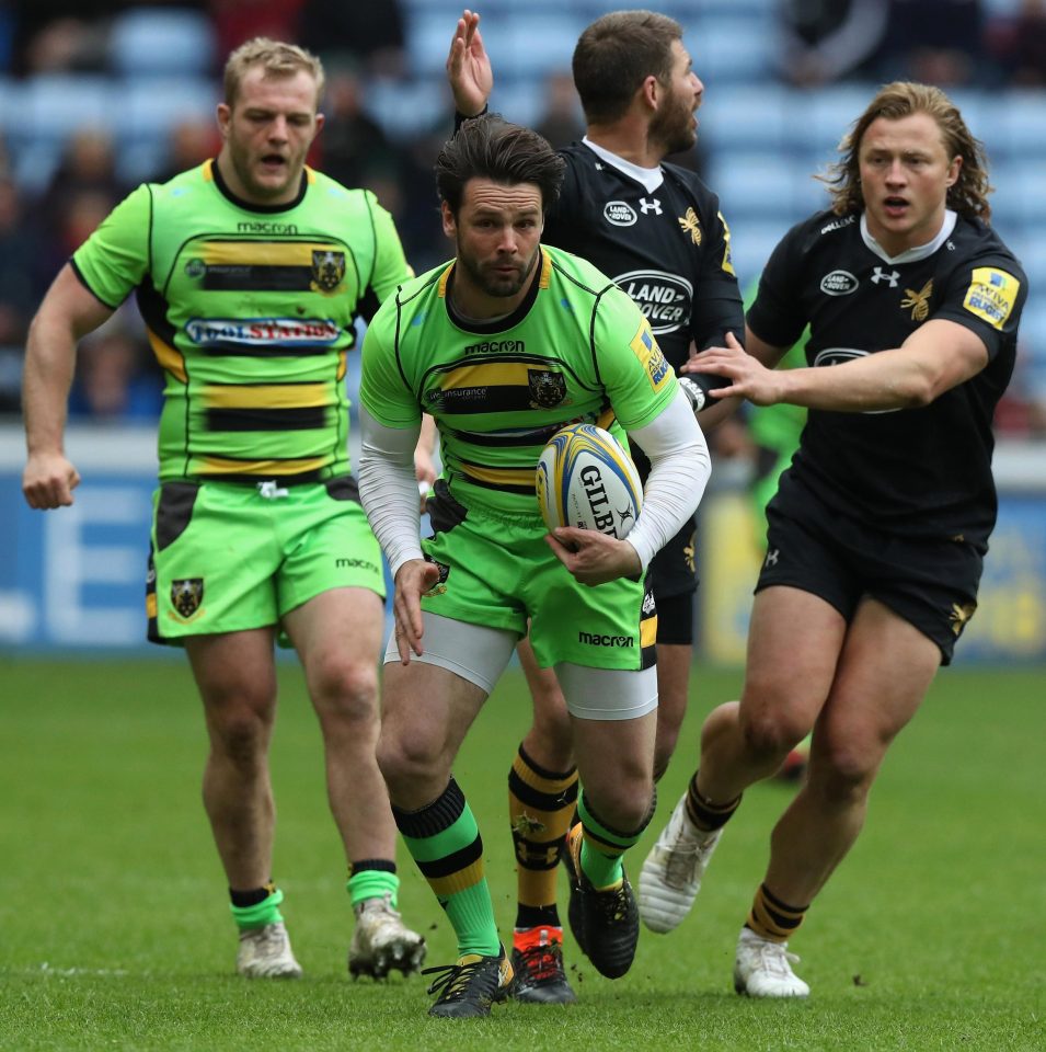  Rugby ace Ben previously played for Northampton Saints