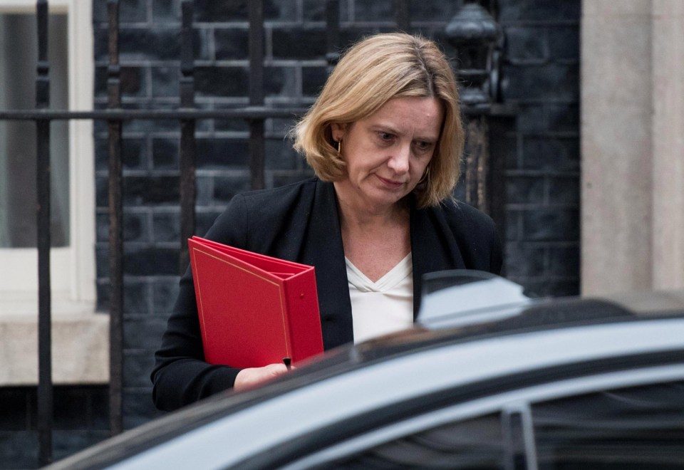 Amber Rudd tweeted back to the Bodyguard writer to say she was tempted to take up his proposal