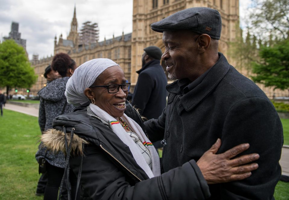  Paulette Wilson and Anthony Bryan, who were both wrongly detained and told they'd be deported