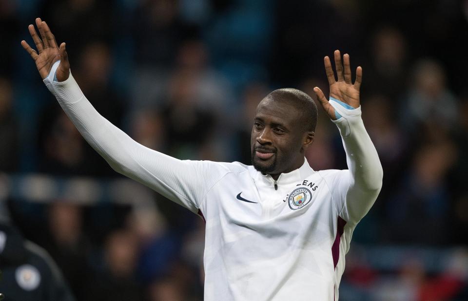  Toure waved goodbye to the Etihad at the end of last season after winning his third Premier League title