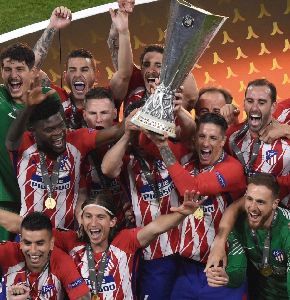 Atletico Madrid won the Europa League last season