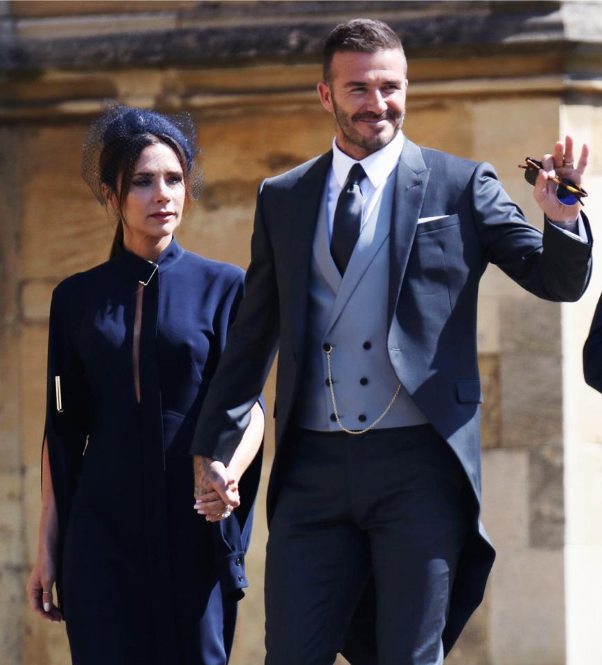  Davis and Victoria at the Royal Wedding in May