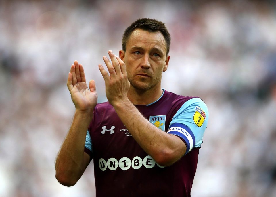  Terry left Aston Villa in May and is now a free agent as he considers retirement