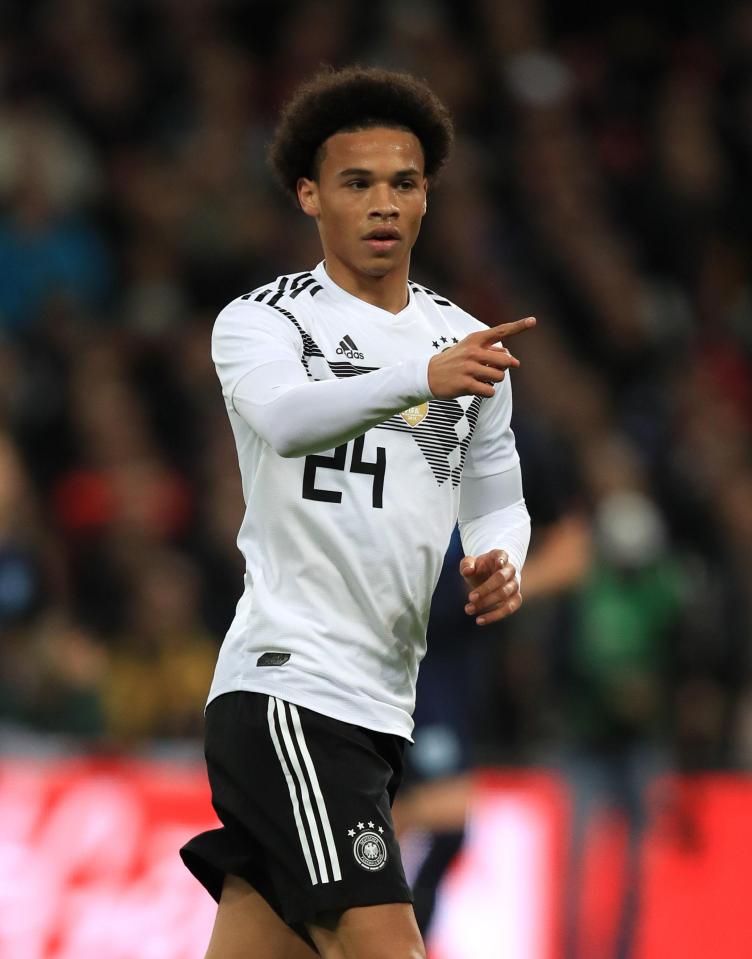  Leroy Sane was surprisingly left out of Germany's World Cup squad by Joachim Low