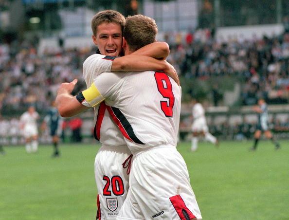  The duo played together for England in the early stages of Owen's career