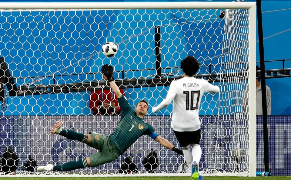 Former Chelsea forward Salah netted twice at the World Cup for Egypt in Russia