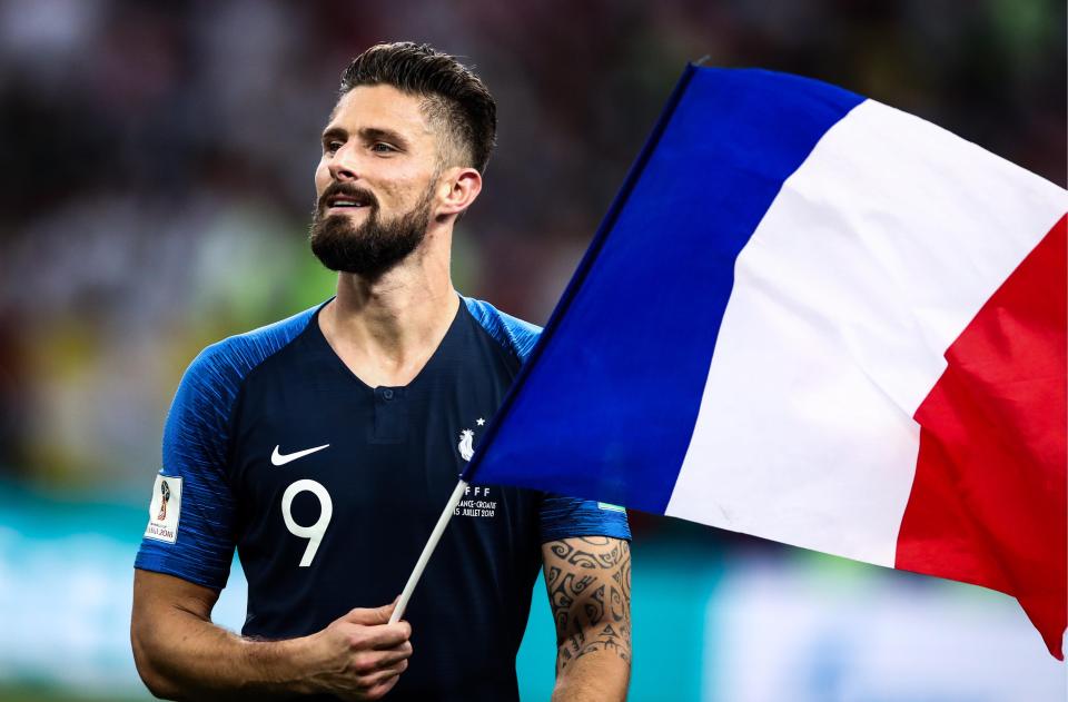  Giroud returned to Chelsea on Monday after his World Cup triumph