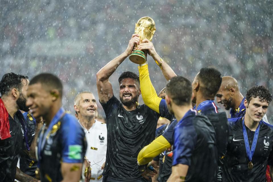  Giroud revealed his team-mates congratulated him over his World Cup achievements