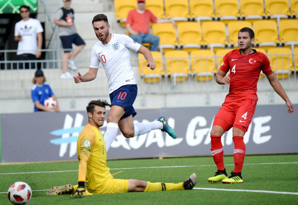  Ben Brereton England u-19