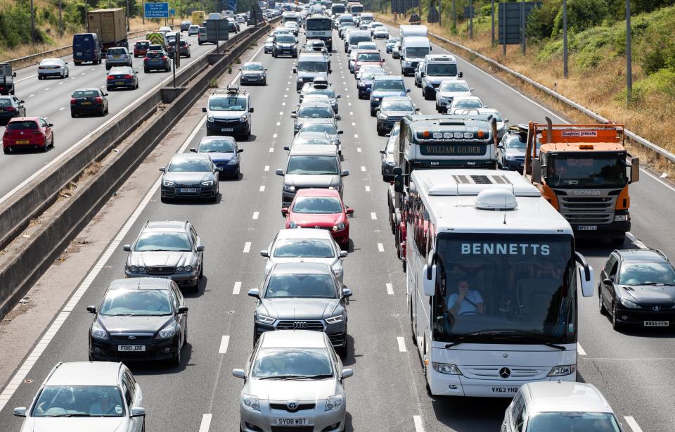  The M5 is expected to be one of Britain's busiest roads this weekend