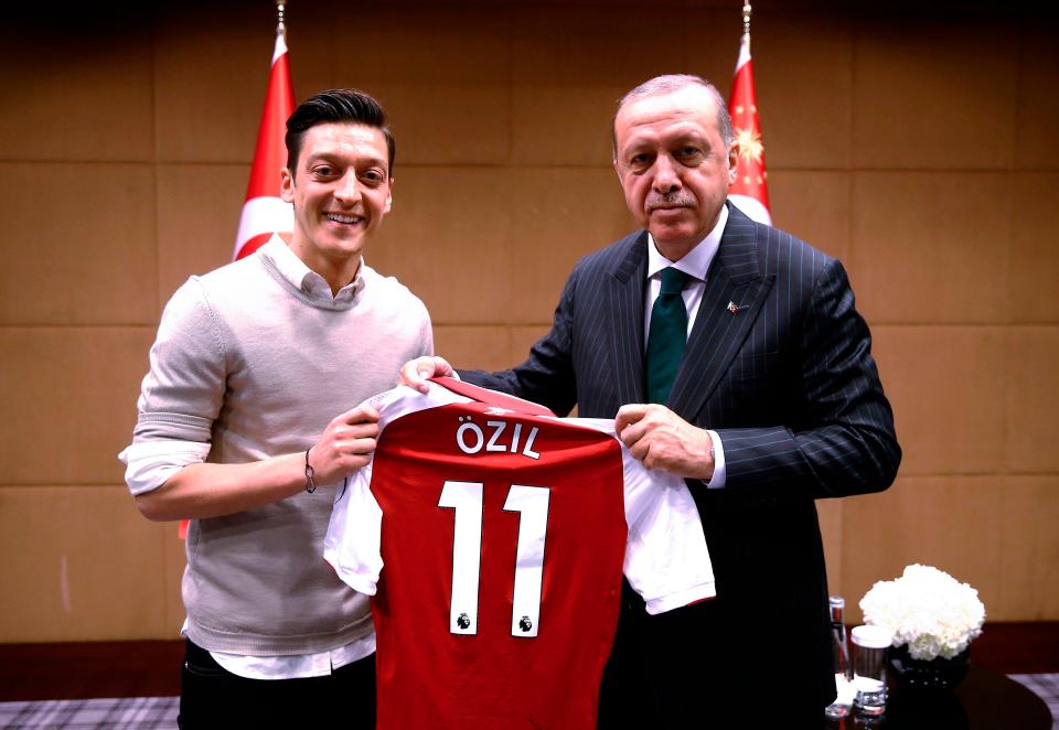  Ozil simply posed for a picture with the Turkish president, but German officials slammed the move and got the midfielder caught up in all sorts of political tension