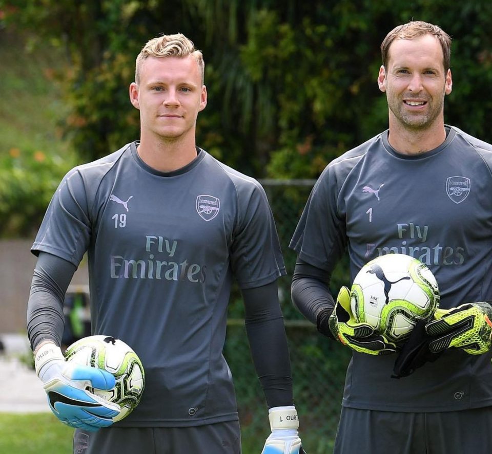  Cech and Leno will battle to be Arsenal's keeper this season